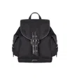 Ganni Women Bucky Recycled Nylon Backpack In Black