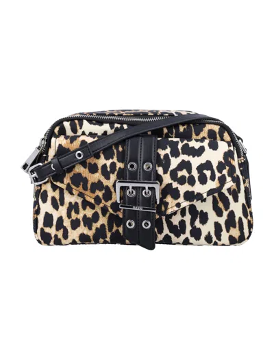 Ganni Bucky Camera Bag In Multicolor