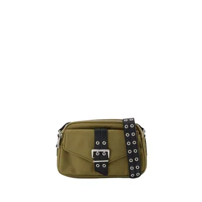 ショルダーバッグ・ポシェット Bucky Camera Bag Crossbody - Ganni - Nylon - Green Ganni Women's Bucky Camera Bag Crossbody In Green | ModeSens