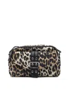 Ganni Camera Bag Leo Shoulder Bag In Brown