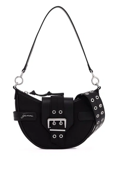 GANNI SMALL BUCKY SHOULDER BAG