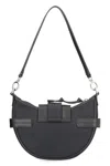 Ganni Bucky Nylon Messenger Bag In Black