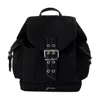 Ganni Magnetic Pockets Flap Backpack Handle