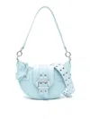 Ganni Bucky Small Crossbody Bag In Blue