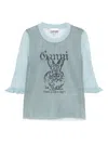Ganni Sweater  Woman Color Gnawed Blue