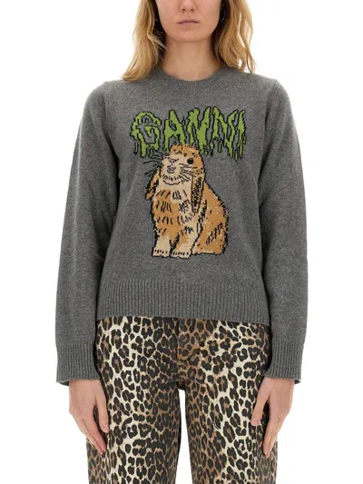 GANNI GANNI "BUNNY" SHIRT