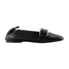 Ganni Black Ballerinas With Buckle