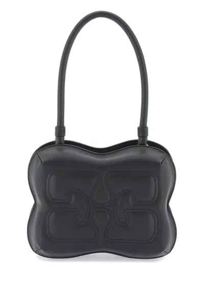 Ganni Butterfly Handbag In Black (black)