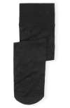 Ganni Butterfly Lace Sheer Knee-high Socks In Black