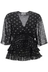 Ganni Shirts Black In Black (black)
