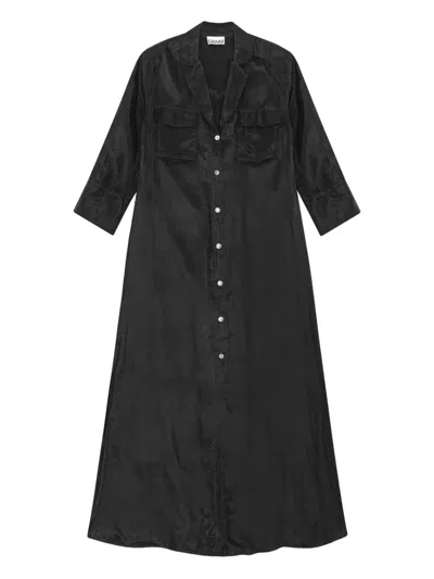 Ganni Buttoned Shirt Dress