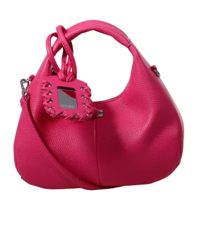 Ganni Cabaret Mini Hobo Shoulder Bag In Pink