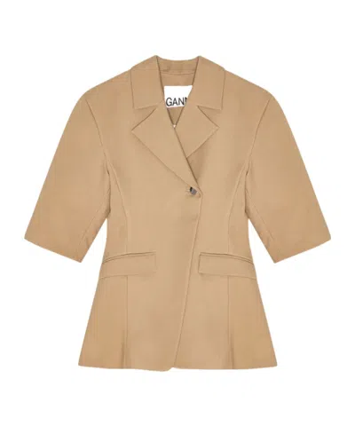 GANNI GANNI 3/4 SLEEVED BLAZER