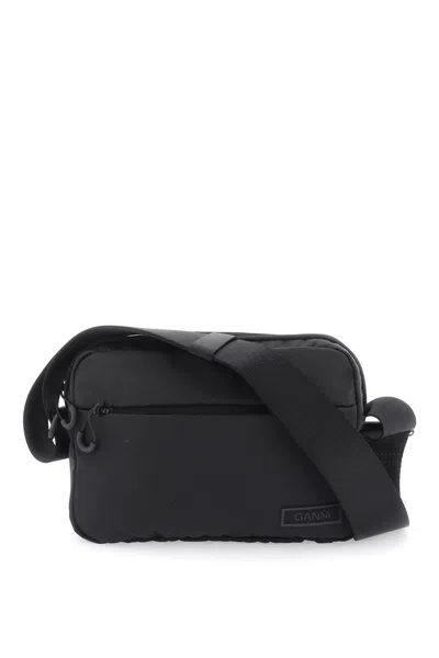 Ganni Camera Bag Crossbody Bag In Black (black)