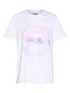 Ganni T-shirt Mit Logo-print In White