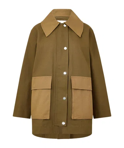 GANNI CANVAS BARN JACKET