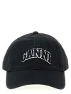 Ganni Baseballkappe Mit Logo-stickerei