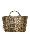 Ganni Canvas Logo Oversized Tote Bag