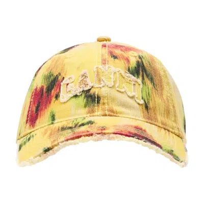 Ganni Cap -  - Cotton - Multicolor