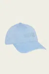 Ganni Logo-embroidered Denim Cap