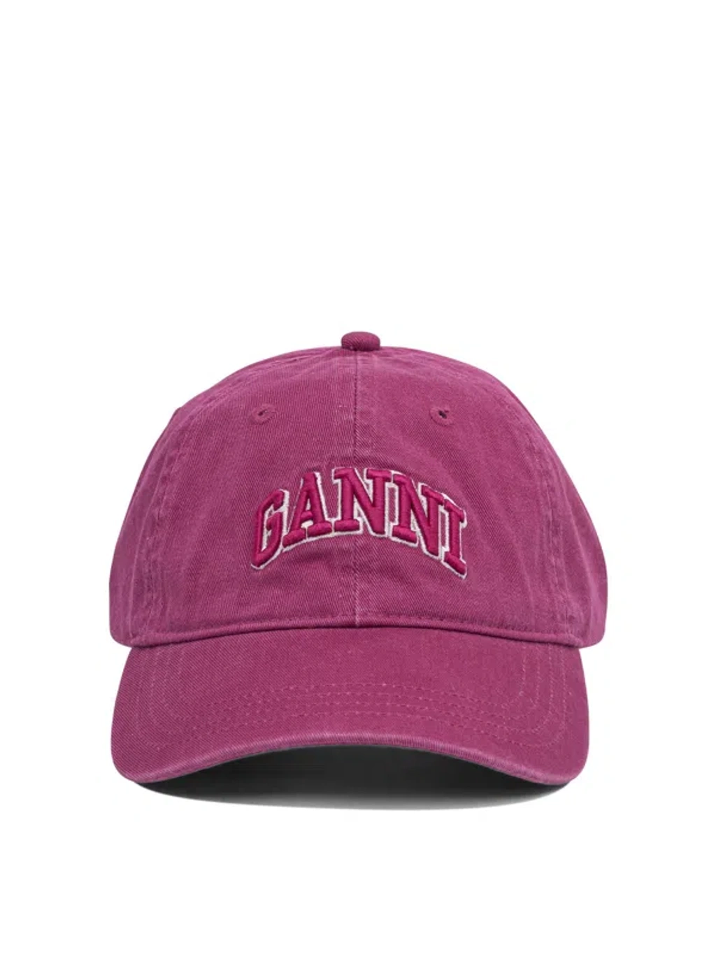 Ganni Cap Hat Hats Purple In Pink | ModeSens