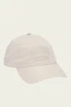 Ganni Cap Hat Patch In Egret