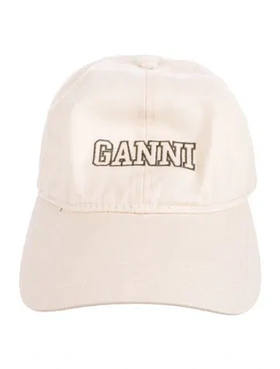 Pre-owned Ganni Cap In Neutral