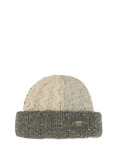 GANNI GANNI CAP WITH LOGO