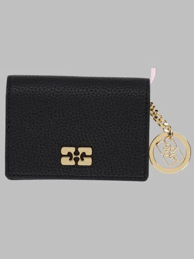 Ganni Card Case In Black