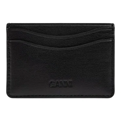 Ganni Card Holder Blue Dog