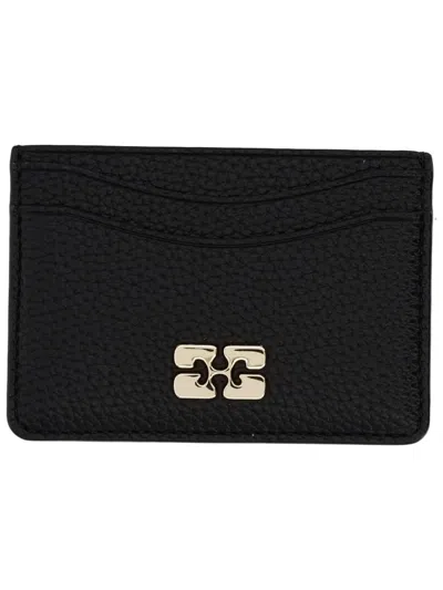 Ganni Fashionable Mini Wallet In Animal Print