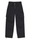 Ganni Women Organic Cotton Cargo Trousers