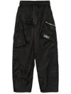 Ganni Cargo Trousers In Black