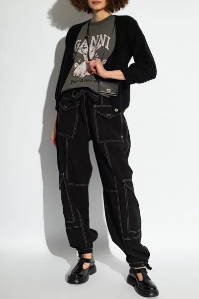 GANNI GANNI CARGO TROUSERS