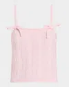 Ganni Topwear In Rose-pink Viscose In Mauve Chalk