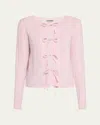 Ganni Cashmere Mix Tie-front Cardigan