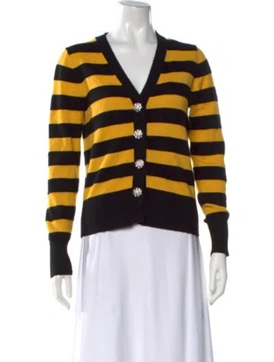 Pre-owned Ganni Cashmere Striped Sweater In Multi