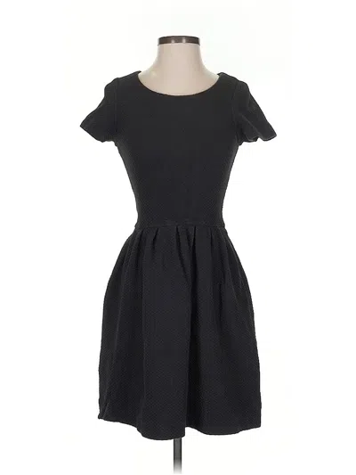 Pre-owned Ganni Casual Dress In Black