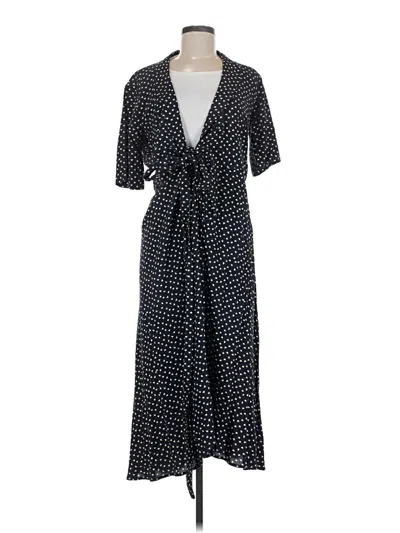 Pre-owned Ganni Casual Dress In Black