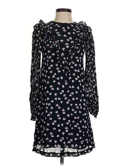 Pre-owned Ganni Casual Dress In Black