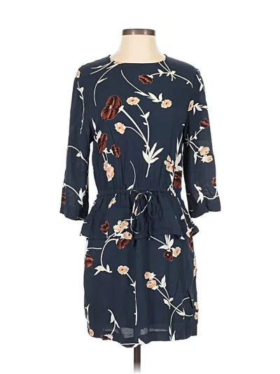 Pre-owned Ganni Casual Dress In Blue