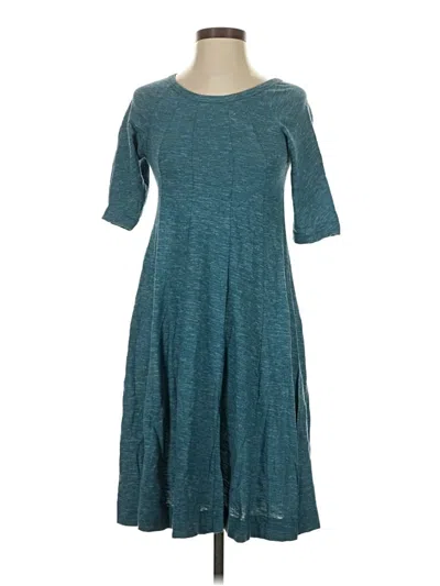 Pre-owned Ganni Casual Dress In Blue