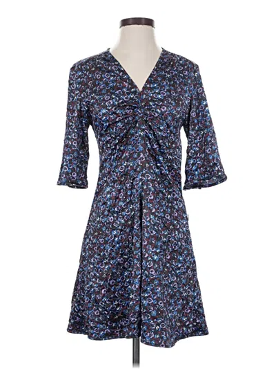 Pre-owned Ganni Casual Dress In Blue