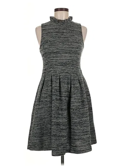 Pre-owned Ganni Casual Dress In Gray