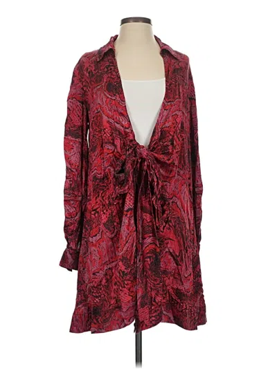 Pre-owned Ganni Casual Dress In Red