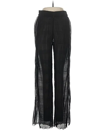 Pre-owned Ganni Casual Pants In Black