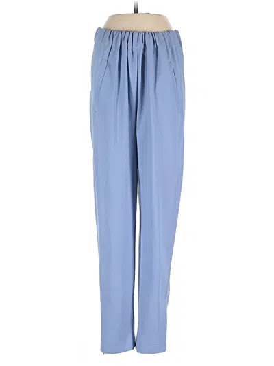 Pre-owned Ganni Casual Pants In Blue