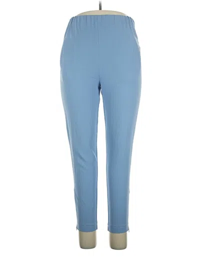 Pre-owned Ganni Casual Pants In Blue