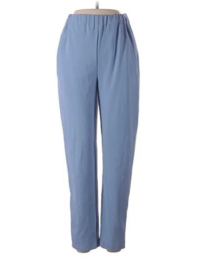 Pre-owned Ganni Casual Pants In Blue