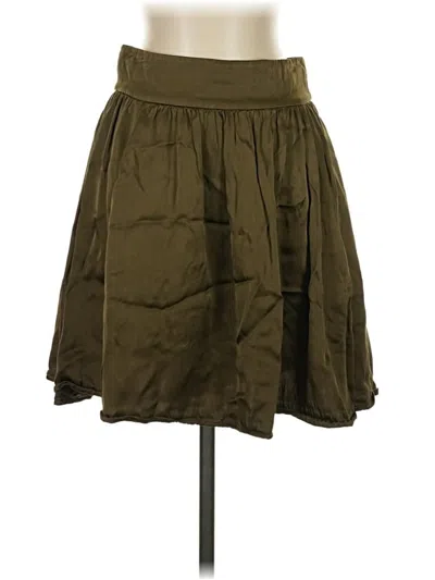 Pre-owned Ganni Casual Skirt In Green